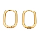 Овальные серьги-кольца из нержавеющей стали 304 с ионным покрытием (IP) EJEW-ZX005-15G-2