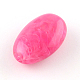 Abalorios de acrílico oval de piedras preciosas de imitación OACR-R033B-23-2
