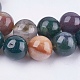 Natural Indian Agate Beads Strands G-L083-8mm-15-3