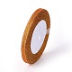 グリッターメタリックリボン  ラメリボン  ゴールドメタルコード付き  バレンタインデーのギフトボックスパッケージ  オレンジ  1/4インチ（6mm）  約33ヤード/ロール（30.1752メートル/ロール）  10のロール/グループ RSC6mmY-010-3
