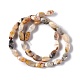 Natural Crazy Agate Beads Strands G-L243B-20-3