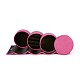 ジュエリーディスプレイ  ペセデーションボックス  ビロードおよび繊維板で覆われる  濃いピンク  13.5x7.5cm ODIS-TA0001-01B-4