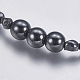 Colliers de perles de mala en hématite synthétique non magnétique NJEW-K096-11A-2
