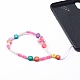Polymer Clay Beaded Mobile Straps HJEW-JM00463-5