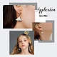 Sunnyclue 16 Stück 4 Größen 201 Huggie-Hoop-Ohrring-Zubehörse aus Edelstahl STAS-SC0004-67P-5
