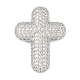 Латунные микропаве из прозрачного кубического циркония KK-S392-01P-1
