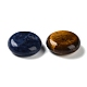 Pietre naturali di palma rotonde piatte con pietre preziose miste naturali G-M416-11-3