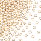 Gorgecraft 500 pièce de perles à coudre à deux trous à coudre sur des perles et des strass avec griffe dorée à dos plat SACR-GF0001-03C-1