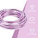 BENECREAT 3 Gauge(6mm) Aluminum Wire 23 Feet(7m) Bendable Metal Sculpting Wire Jewelry Craft Wire for Bonsai Trees AW-BC0007-6.0mm-10-8