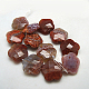 Natural Fire Crackle Agate Beads Strands G-G218-33x10mm-02-2