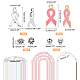 Kit per la creazione di braccialetti in quarzo rosa naturale fai da te nbeads DIY-NB0006-31-2