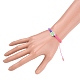 Nylon regolabile bracciali intrecciati cavo di perline BJEW-JB05680-6