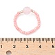 Кольца из натурального розового кварца RJEW-JR00255-03-2