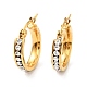 Crystal Rhinestone Hoop Earrings EJEW-D279-01G-06-1