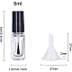 Benecreat 24 pz 5 ml bottiglie vuote di smalto per unghie bottiglie di smalto per unghie in vetro trasparente con spazzole MRMJ-BC0001-47-5ml-2