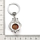 Natural & Synthetic Gemstone Pendant Keychain G-G009-02P-4