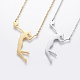 304 Stainless Steel Pendant Necklaces NJEW-F213-02-1
