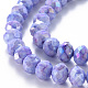 Cuisson opaque de perles de verre peintes EGLA-N006-006G-3