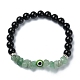 Ensemble de bracelets extensibles en perles de mauvais œil BJEW-TA00450-3