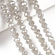 Electroplate Glass Beads Strands EGLA-A034-J4mm-A15-4