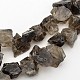 Pépites naturelles de quartz fumé perle brins G-A139-A08-1