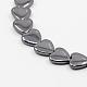 Fashionable Magnetic Synthetic Hematite Necklaces BJEW-K006-04-2