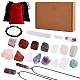 Kit de fabrication de collier de bracelet de pierres précieuses de chakra diy DIY-SZ0008-03-1