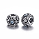 Hollow 925 Sterling Silver European Beads OPDL-L017-024TAS-2