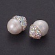 Perle coltivate d'acqua dolce perla naturale PEAR-F015-12-2