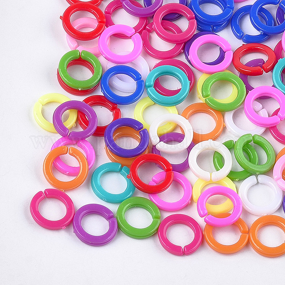 Пластиковые кольца фото Wholesale Plastic Linking Rings - Pandahall.com