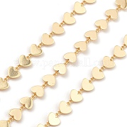 Brass Heart Link Chains CHC-M025-48G