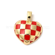 Подвески из латуни с эмалью в стойку KK-Z056-41G-03