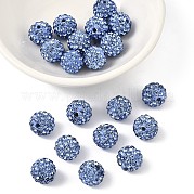 Бусины с класс А стразами RB-B025-7