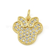 Подвески из кубического циркония с покрытием из латуни KK-U029-27G
