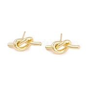 Серьги из латуни с покрытием стойки EJEW-S219-02G