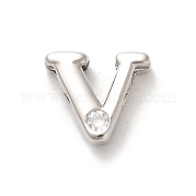 Стойки обшивки латунь кубического циркония бусы KK-L210-008P-V