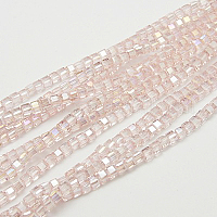 Chinese Crystal Rondelle Beads - Opaque Gem Silica, 2x3mm - 1 strand