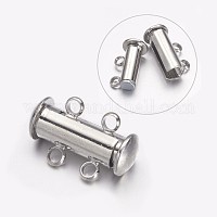 2-пряди замок латуни слайд застежками X-KK-S131-15