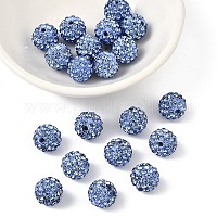 Бусины с класс А стразами&nbsp;RB-B025-7