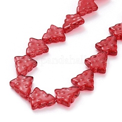 Chapelets de perles en verre transparent&nbsp;EGLA-C002-A04