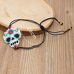 Браслеты из бисера Миюки с регулируемым узором для ткацкого станка в стиле бохо для женщин&nbsp;JU0893
