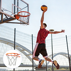 Rete da basket in acciaio inossidabile 201&nbsp;AJEW-WH0709-338A