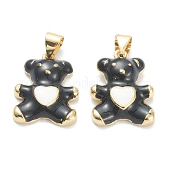 Латунь эмаль подвески&nbsp;KK-A153-06G-D