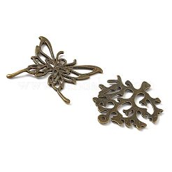 Смешанный античная бронза покрытием тибетском стиле литые подвески PALLOY-I104-NF