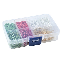 Набор для изготовления сережек на рождественскую тему своими руками DIY-YW0007-41