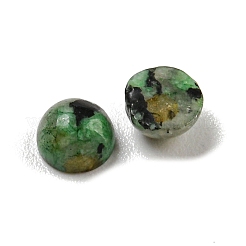 天然アフリカ産ターコイズ（ジャスパー）カボション  半円  4x2~2.5mm&nbsp;G-H309-03-61