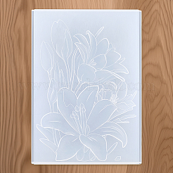 Plantillas para carpetas de estampación en relieve de plástico PP&nbsp;DIY-WH20048-050B