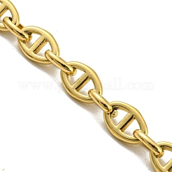 Ионное покрытие (ip) 304 нержавеющая сталь овальные звенья браслеты цепи&nbsp;LS-BJEW-D030-11B-G