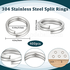 400 шт. разъемные кольца из нержавеющей стали 304 STAS-BBC0006-16A