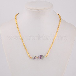 Colliers avec pendentif en pierres précieuses naturelles&nbsp;X-NJEW-JN00915
